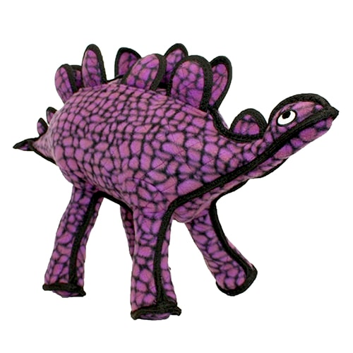 Tuffy Dinosaur Dog Tug and Fetch Toys, Stegosaurus