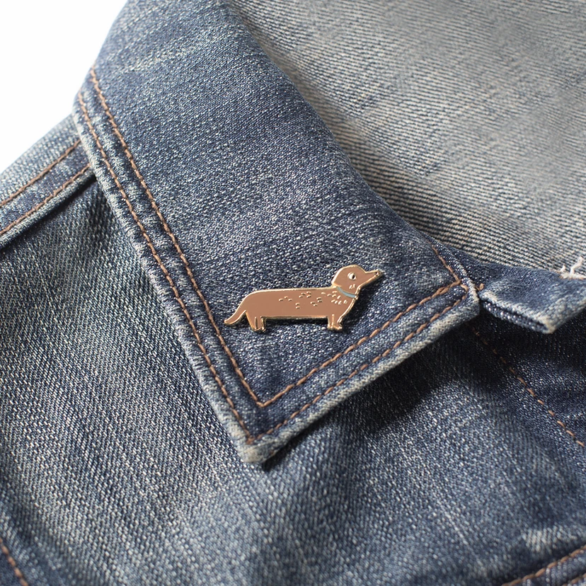 Weird Dachshund Enamel Pin