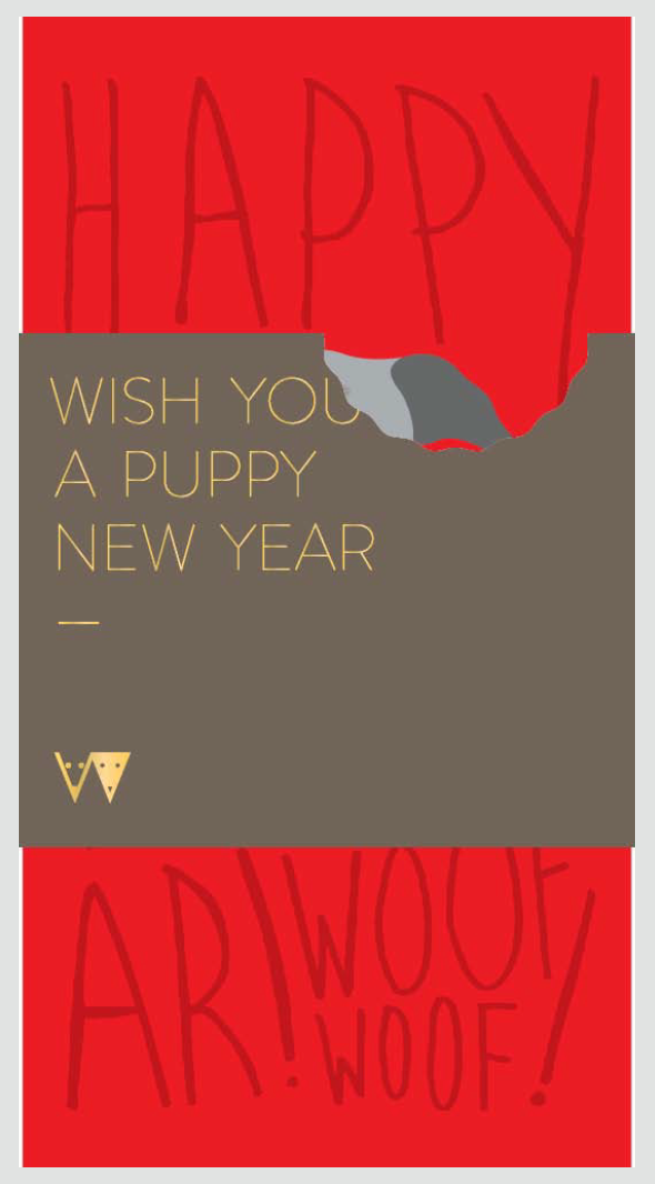 Woof Models Lucky Money Packets Happy Year of the Dog