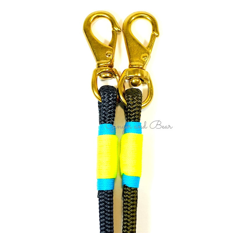 Rugged Hudson Leash: KeyLime, Navy