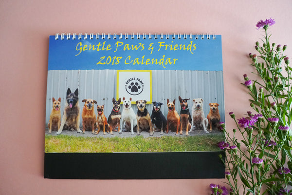 2018 Calendar by Gentle Paws Animal Shelter
