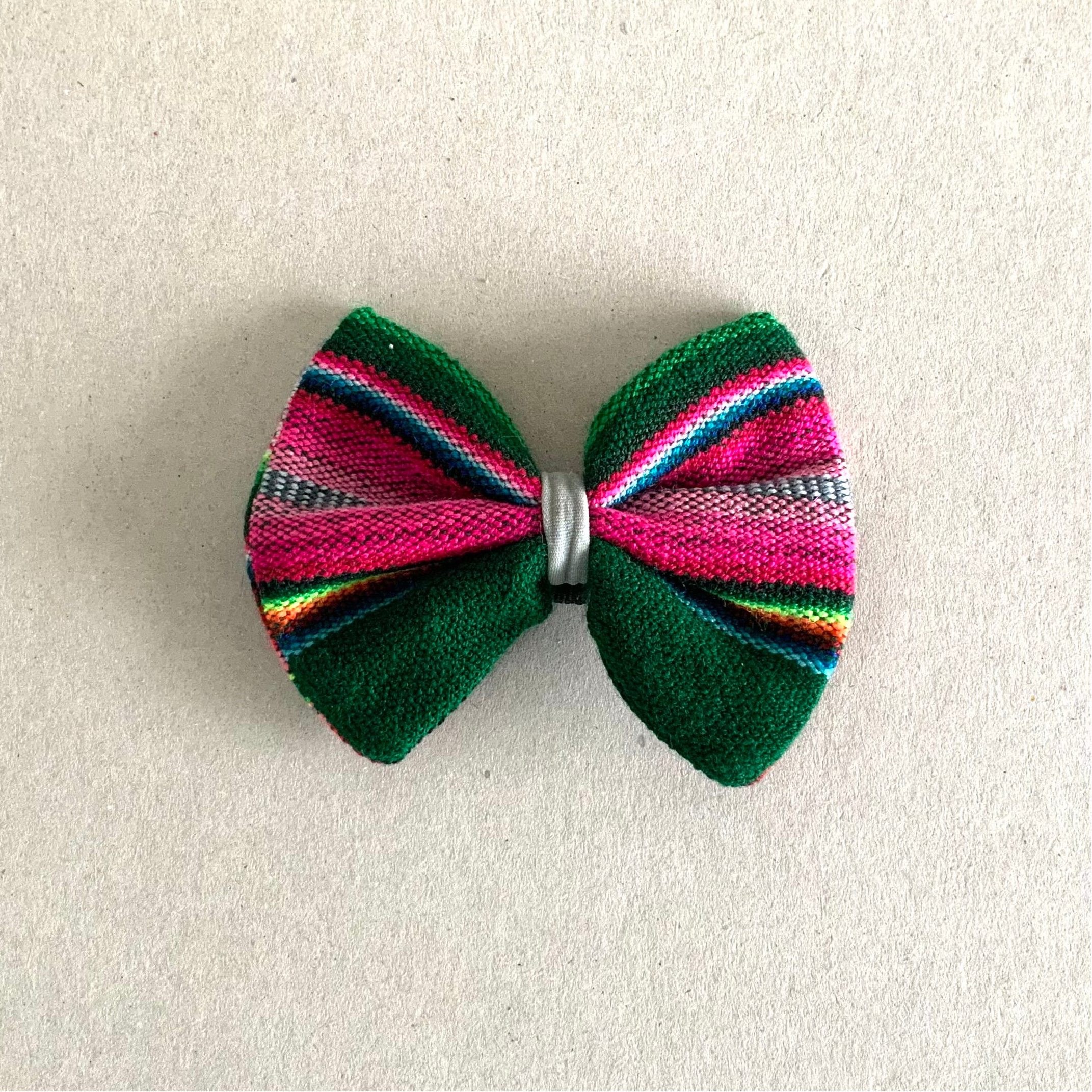 Hiro+Wolf Dog Bow Tie: Inca Green