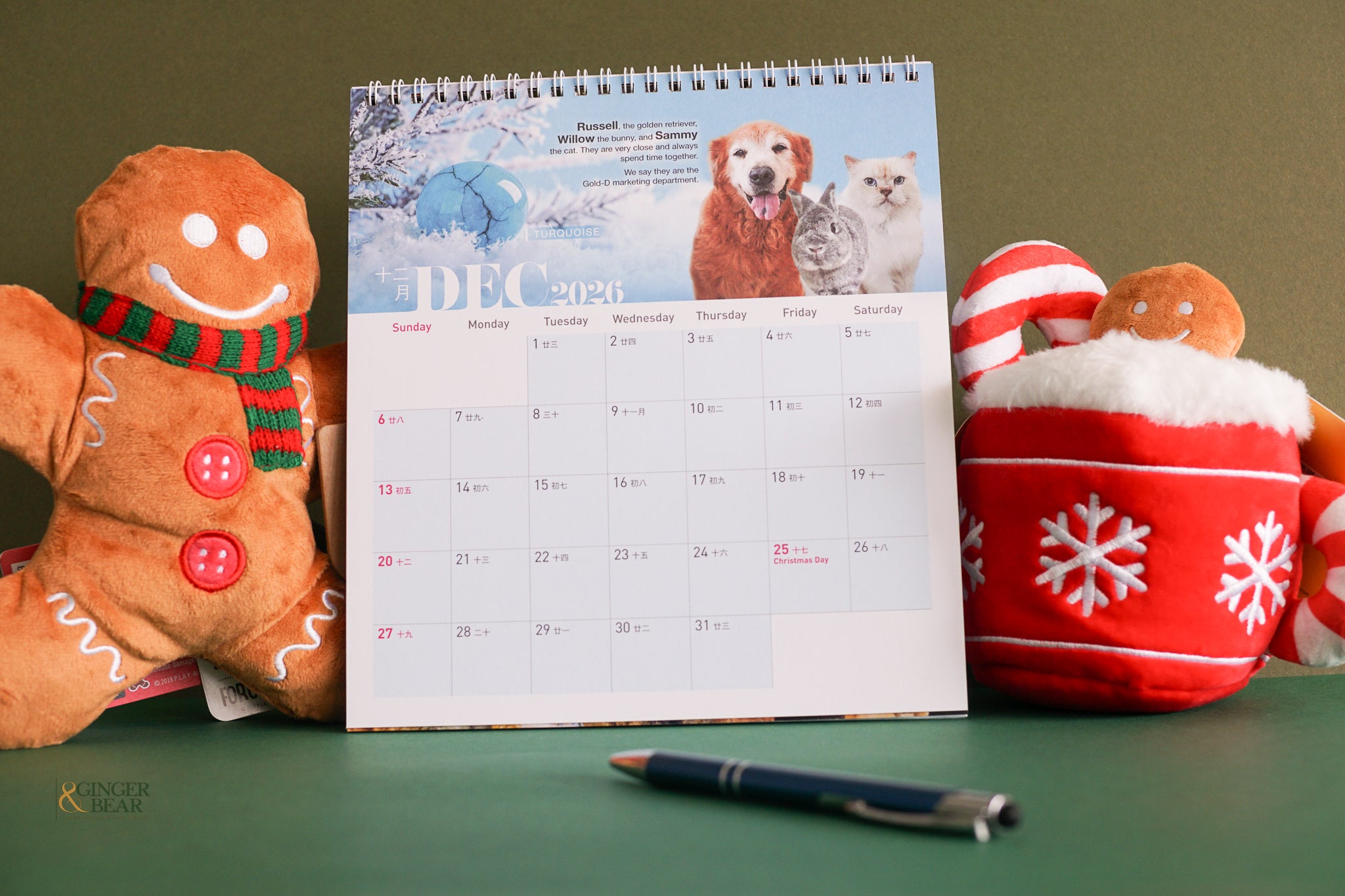 Charity calendar supporting animal rescue in Singapore