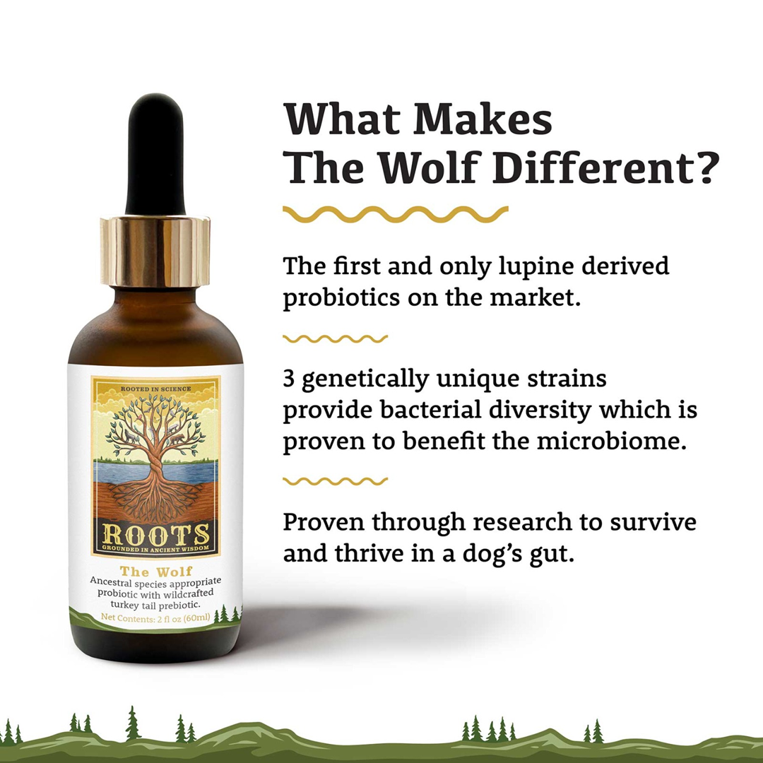 Adored Beast Supplements for Dogs, The Wolf - Species Appropriate Probiotic