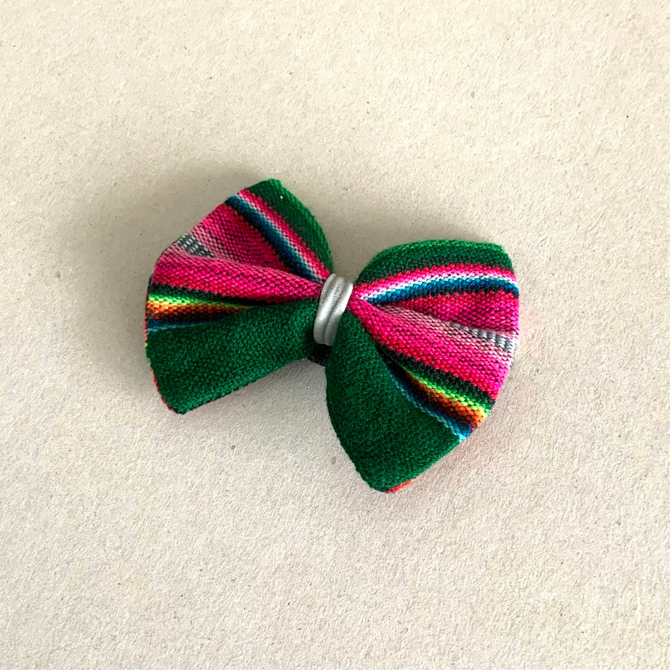 Hiro+Wolf Dog Bow Tie: Inca Green
