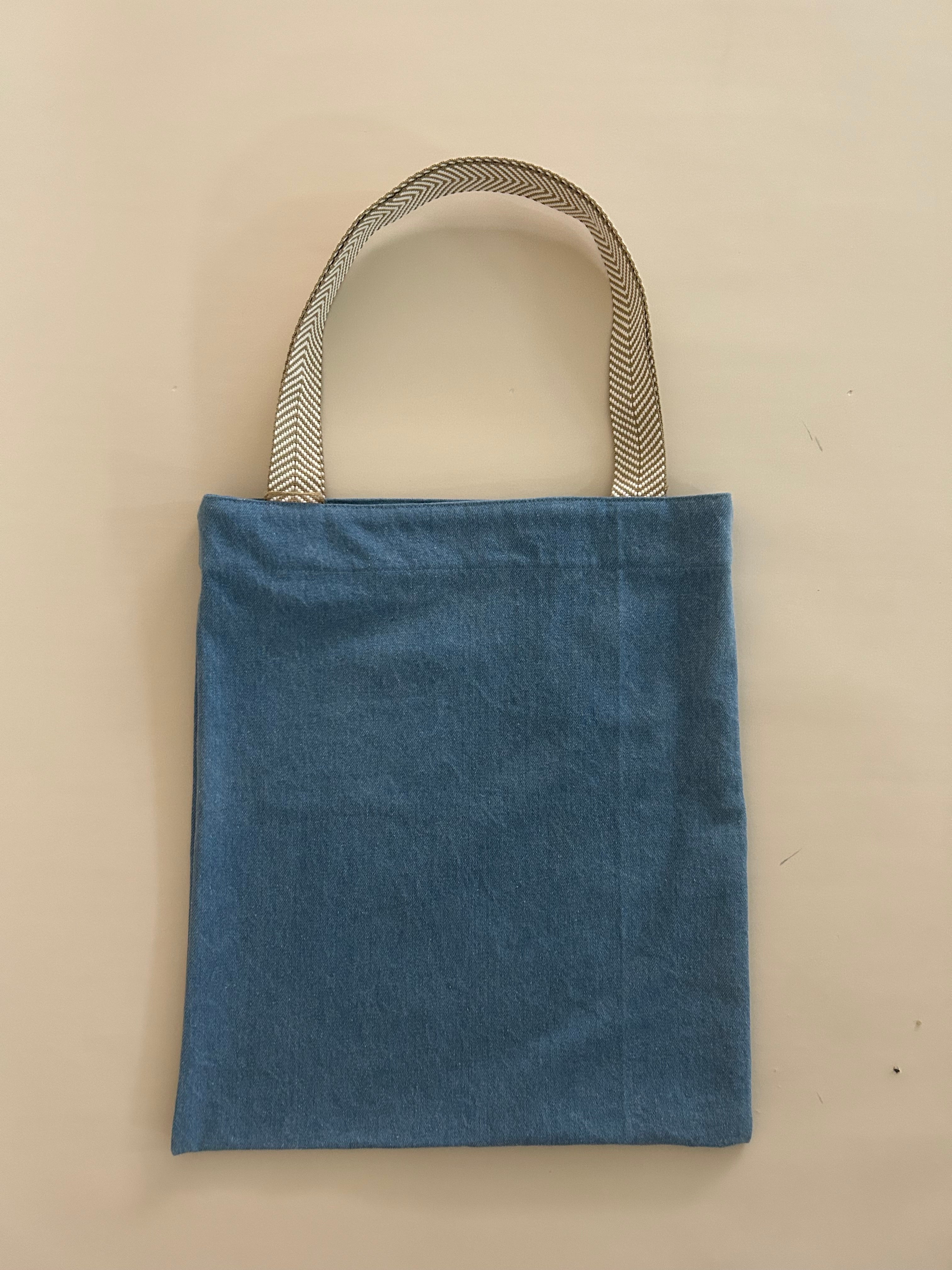 G&B Tote Bag for Dog Moms, Denim