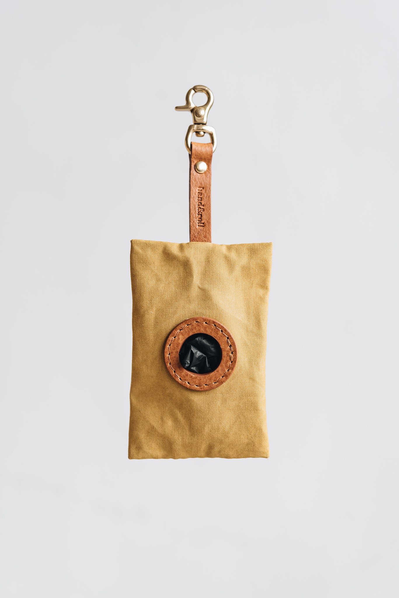 Band & Roll Noi Dog Poop Bag Dispenser | Canvas & Leather
