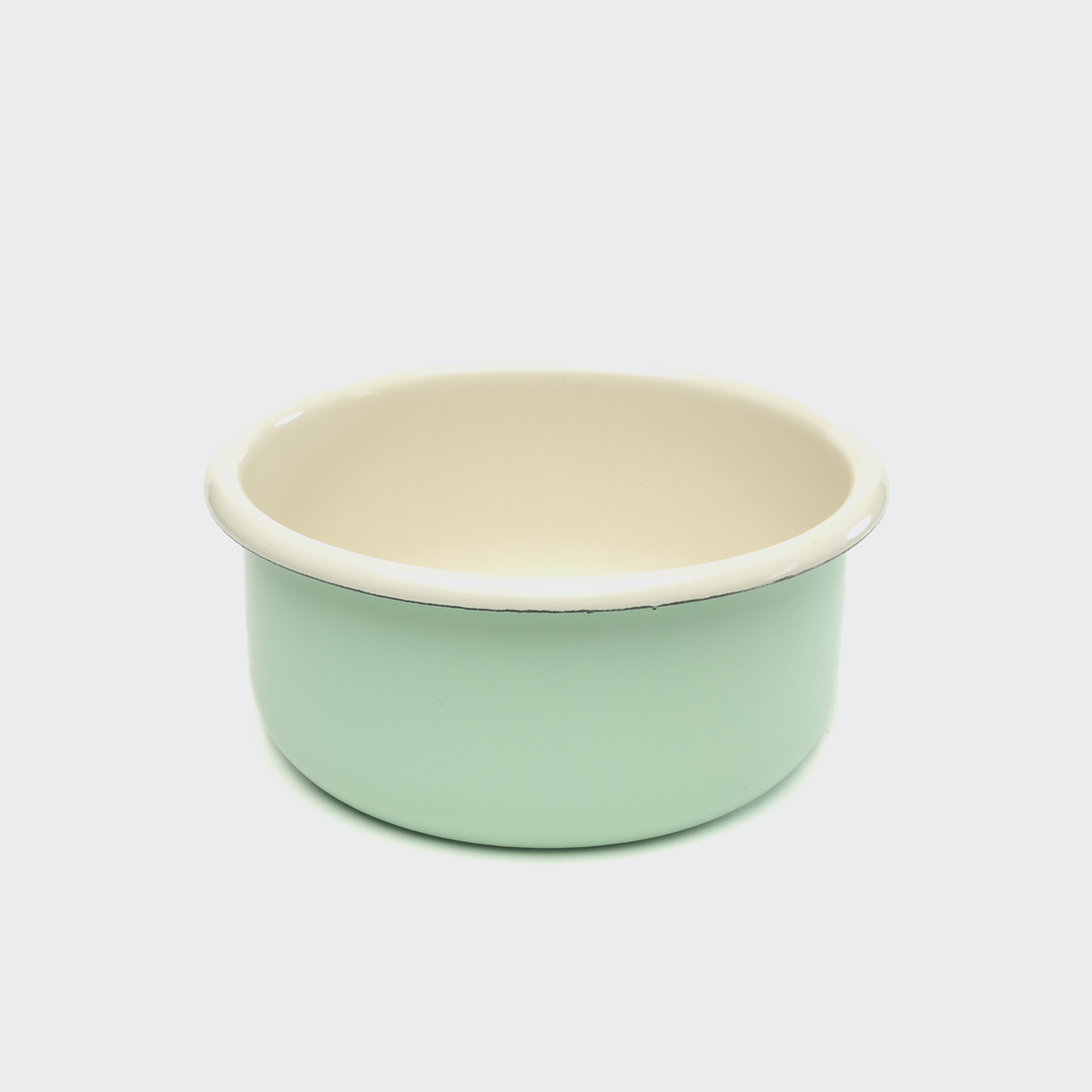 Cloud7 Dog Food and Water Bowl, Granny Pastel Green