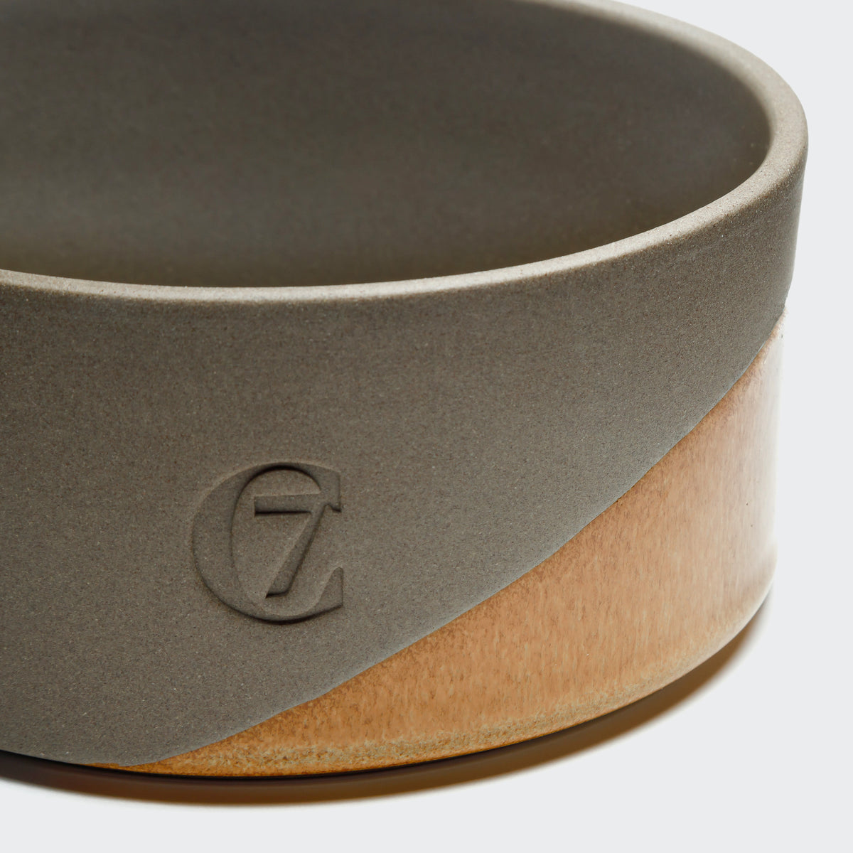 Cloud7 Mauro stoneware dog bowl in a modern earthy ceramic design with a glossy finish.