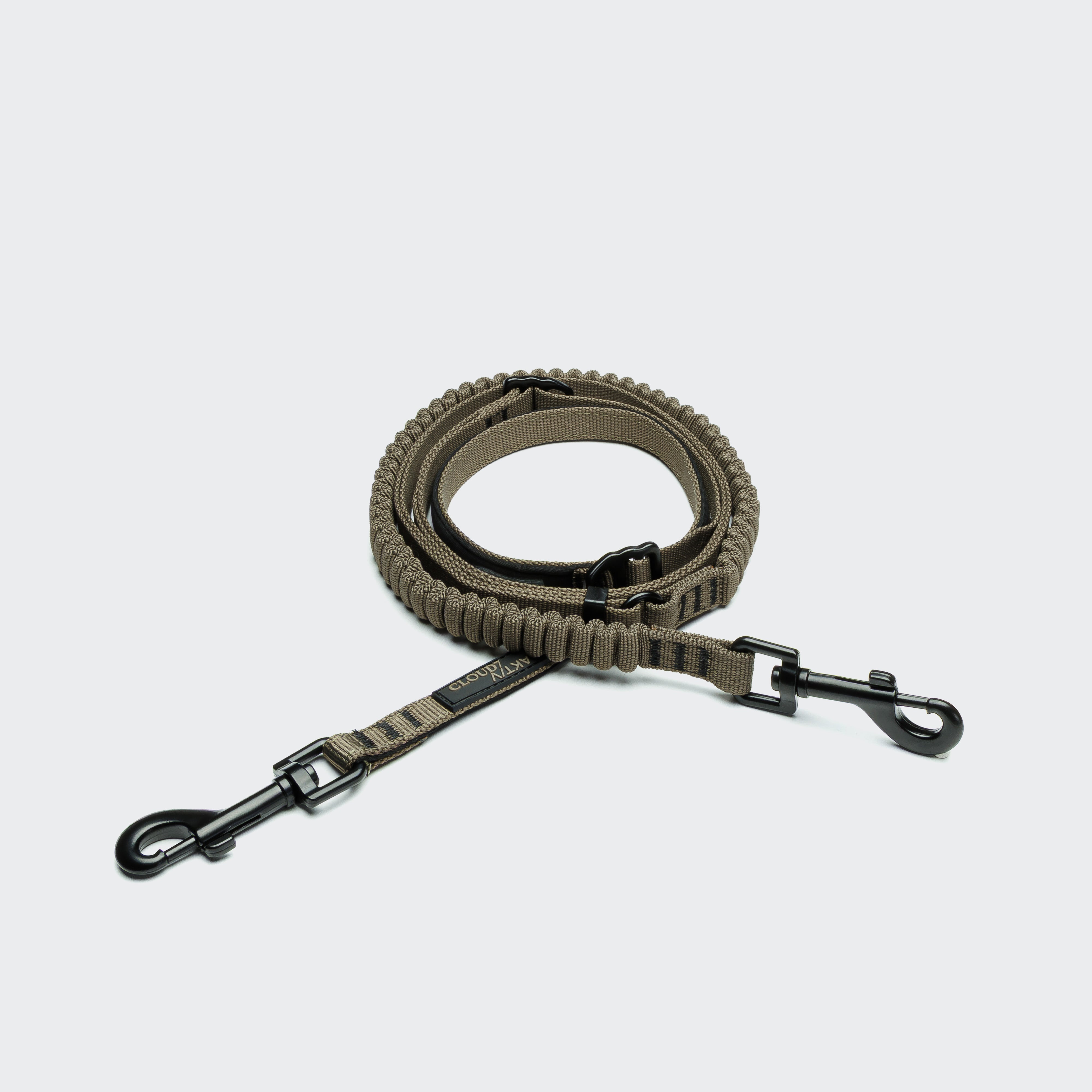 美品 Cloud7 L2 Jogging-Leash AKTIV Olive L Cloud7: L-2 AKTIV Jogging Dog Leash, Olive