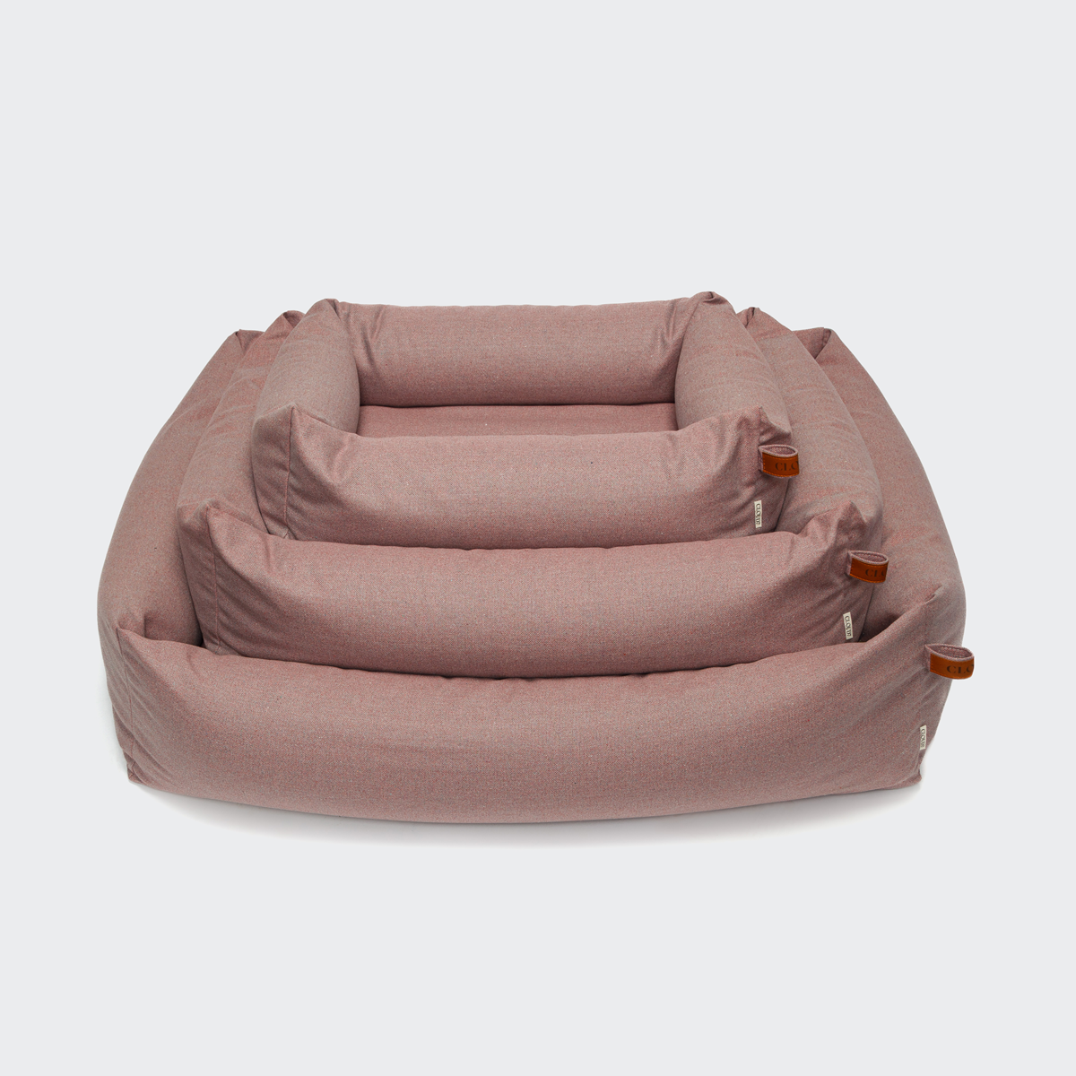 [Pre Order] Cloud7 Sleepy Deluxe Dog Bed: Tweed Rosé