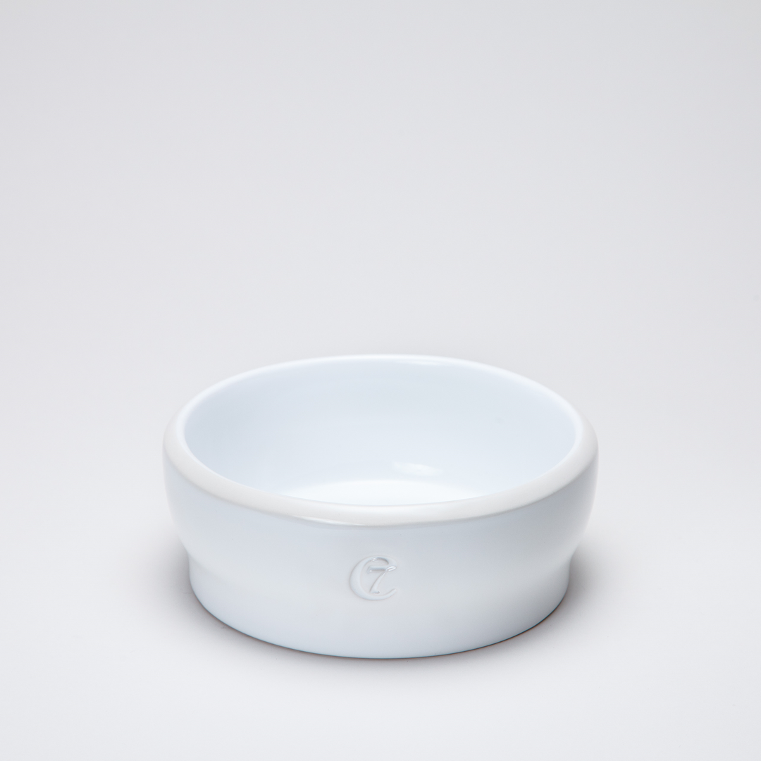 Cloud7 Jamie Dog Food and Water Bowl, White