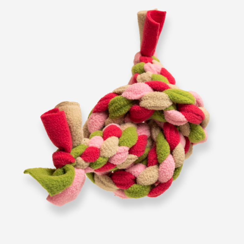 Dog Tug Toy, KNOTLI Rose/Pink