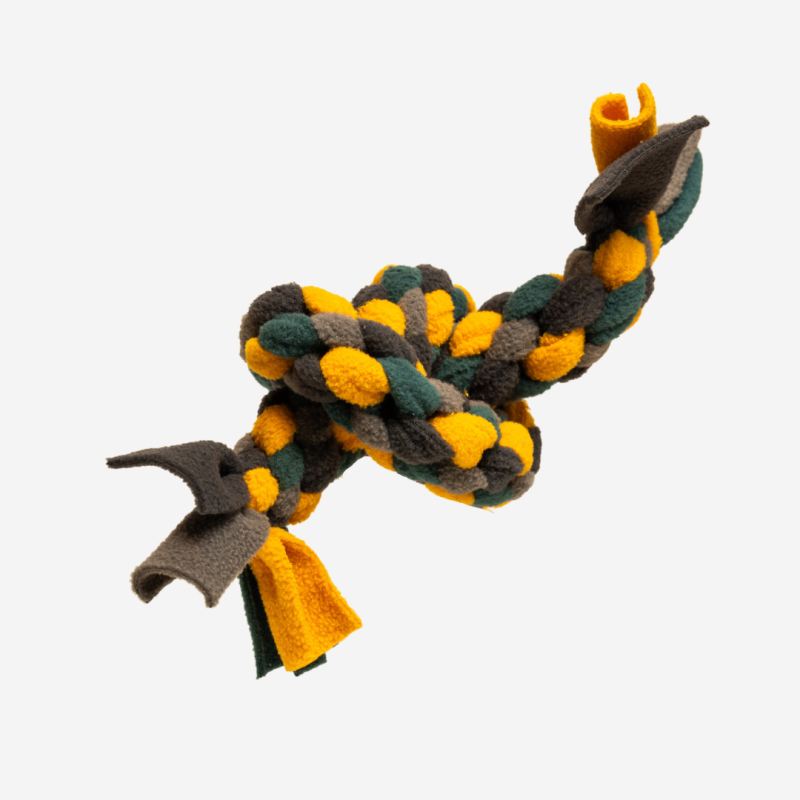 Dog Tug Toy, KNOTLI Yellow/Grey