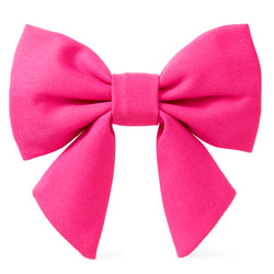 Dog and Cat Lady Bowtie: Hot Pink