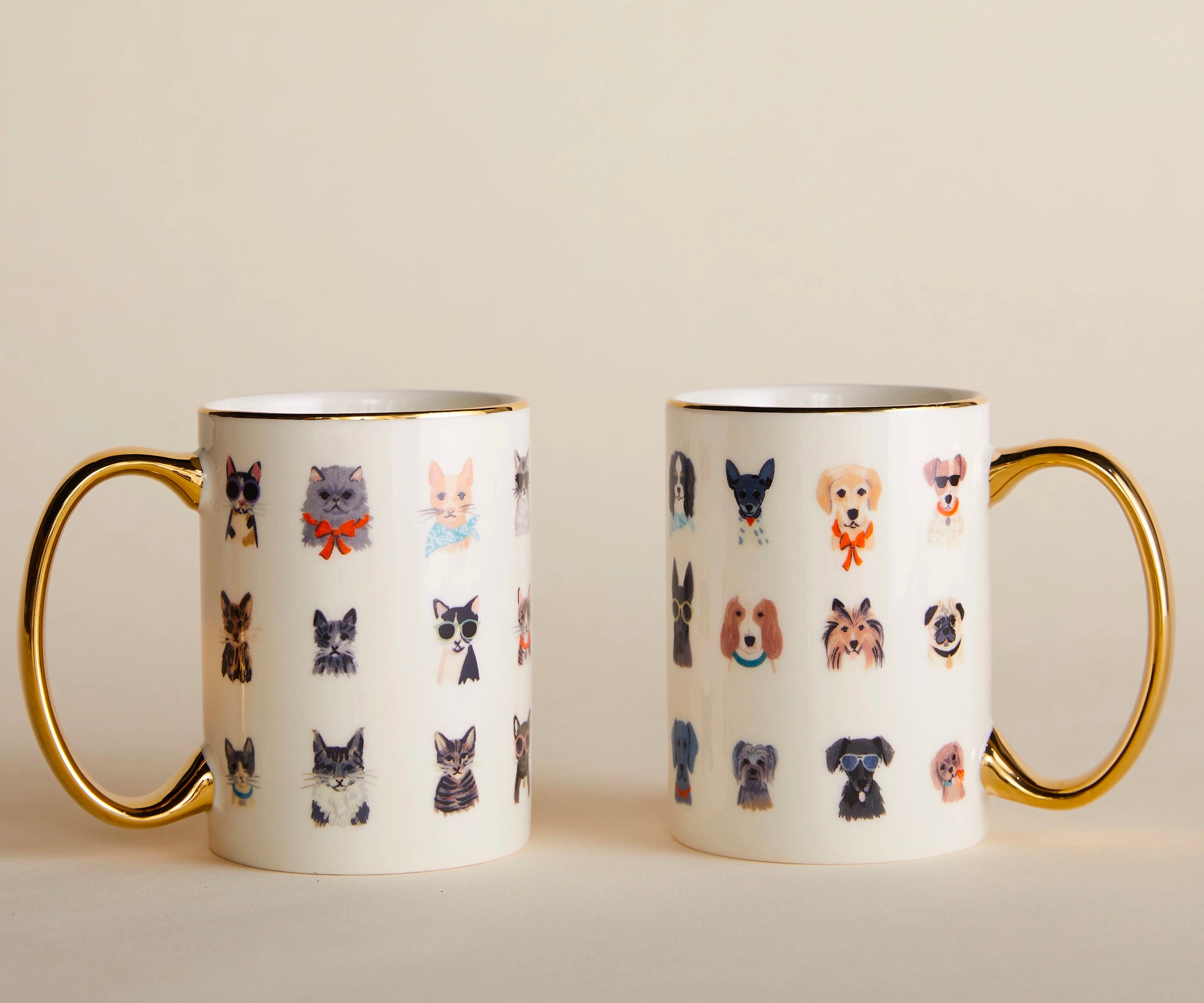Rifle Paper Co Porcelain Mug: Cool Cats
