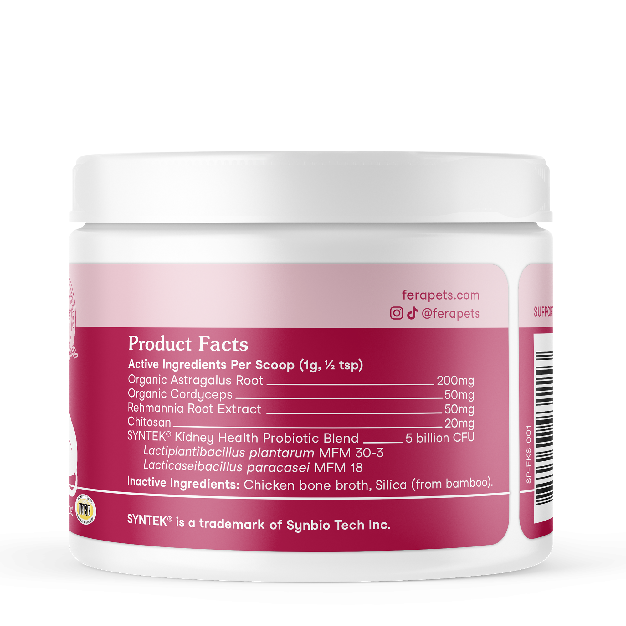 Fera Pet Organics Cat Kidney Support | Renal Health Supplement