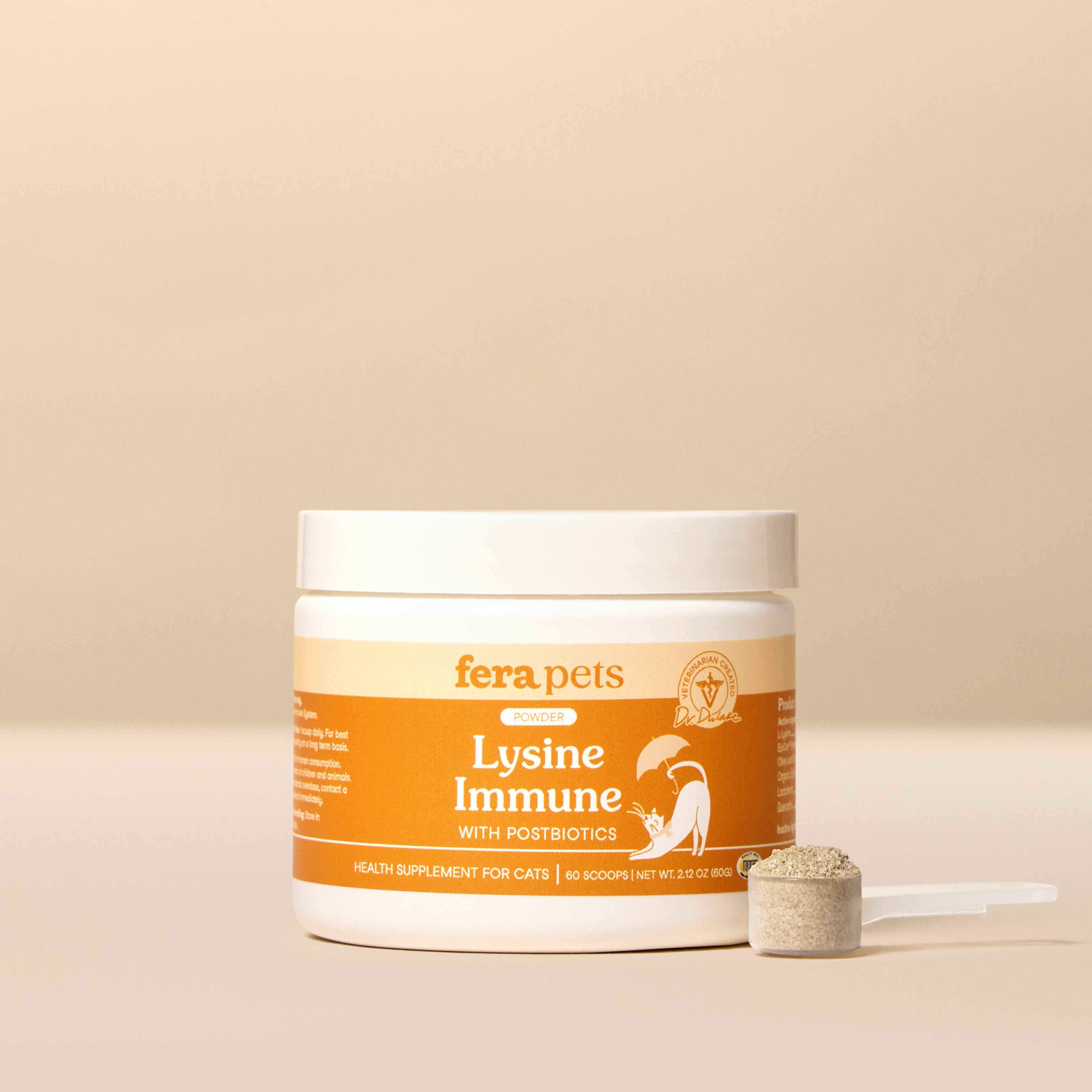 Fera Pet Organics Cat L-Lysine | Immune & Respiratory Support