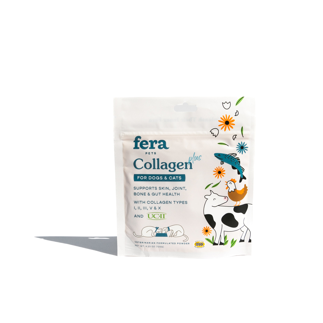 Fera Pet Organics Dog and Cat Supplement, Collagen Plus