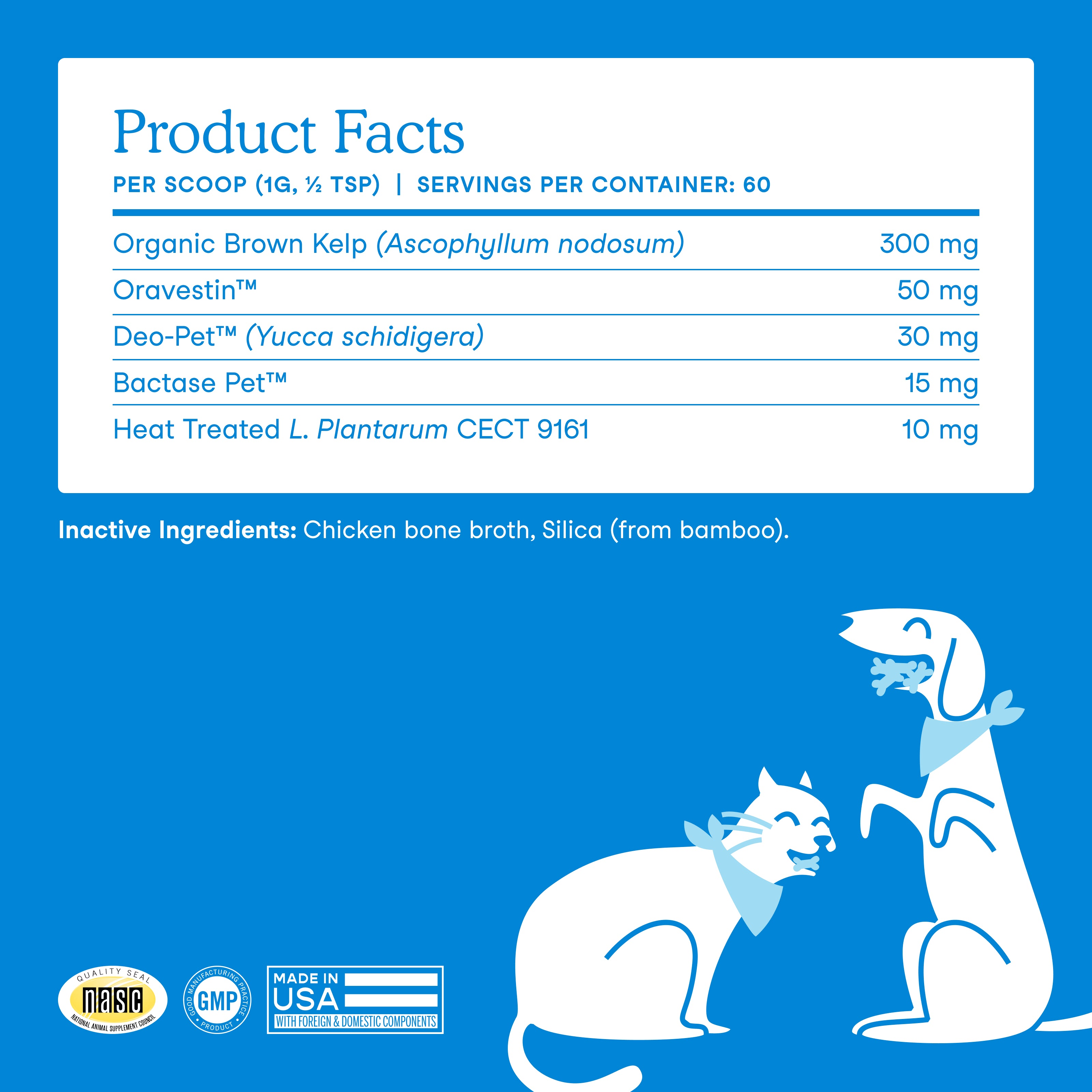 Fera Pet Organics Dental Support powder for dogs and cats