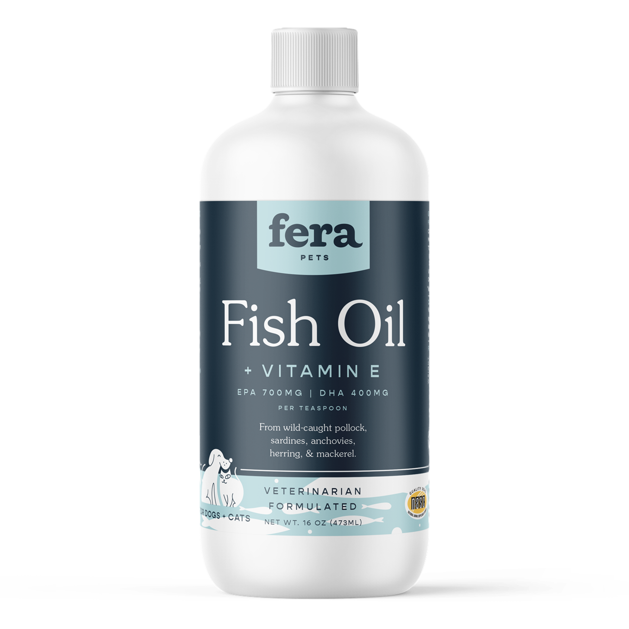 Fera Pet Organics Dog and Cat Supplement, Fish Oil