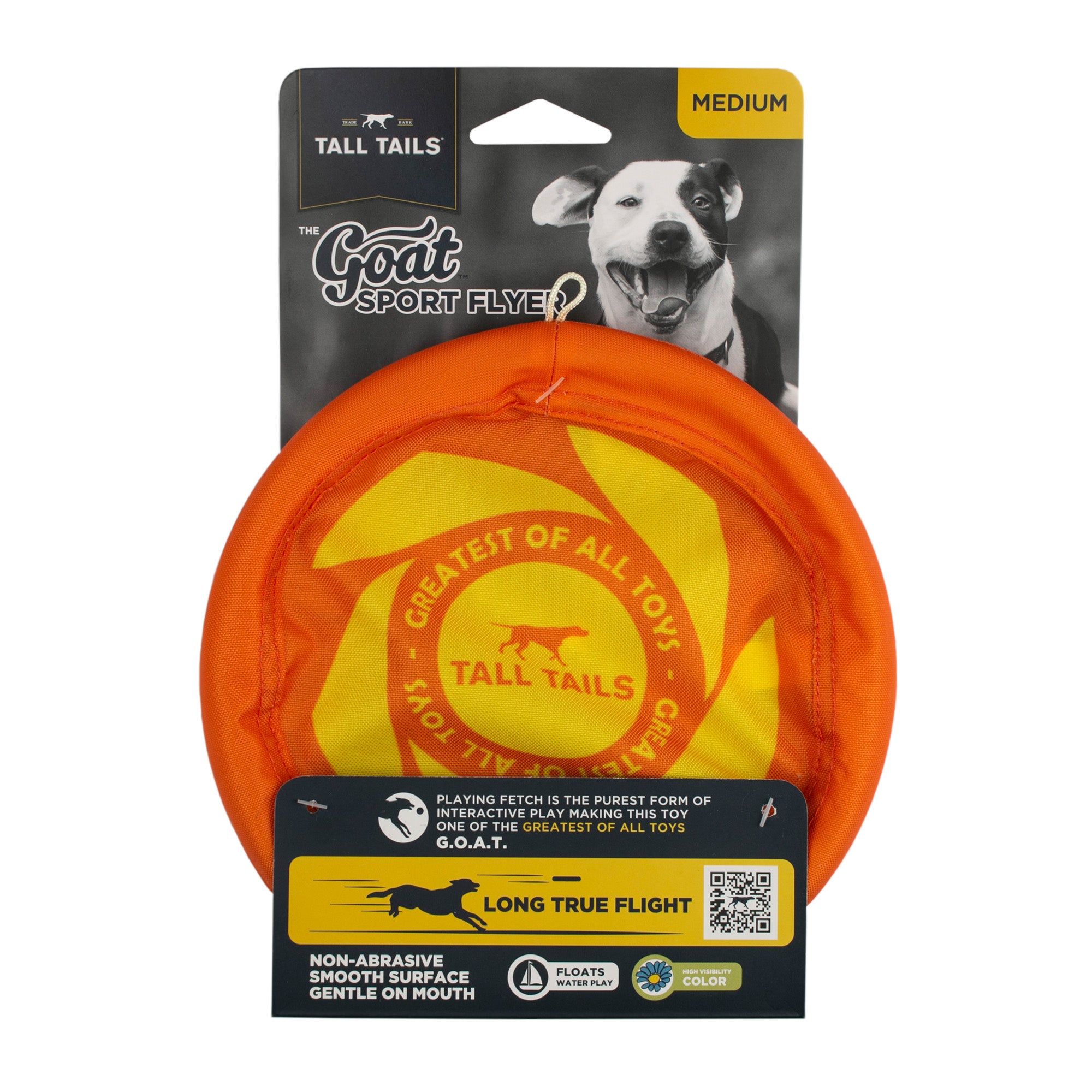 Fetch Dog Toy: Goat Sport Flyer