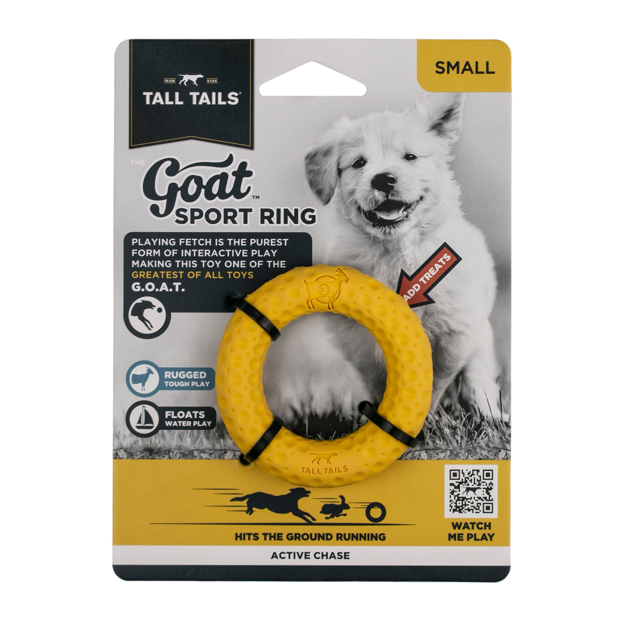 Fetch Dog Toy: Goat Sport Ring