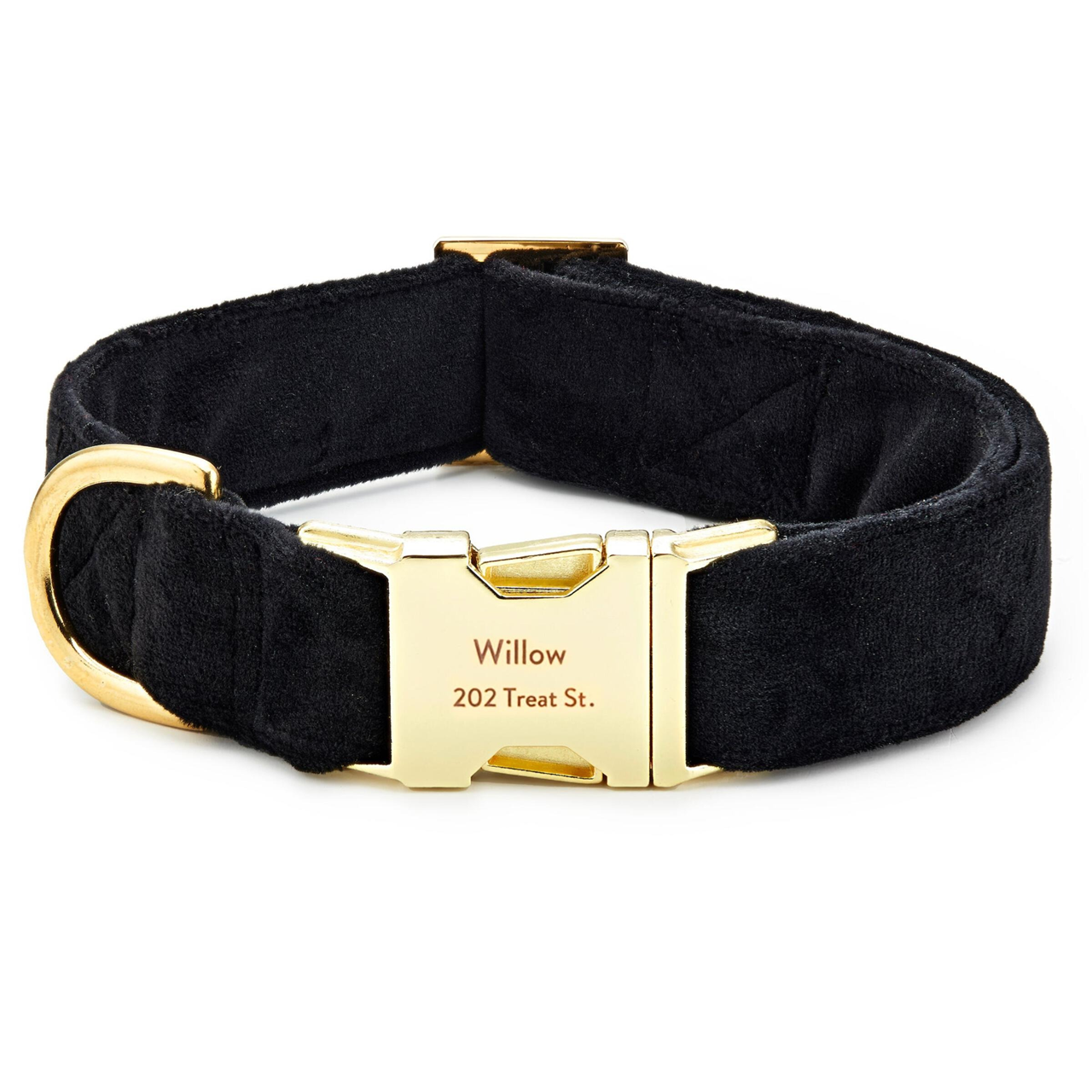 Dog Collar: Black Velvet