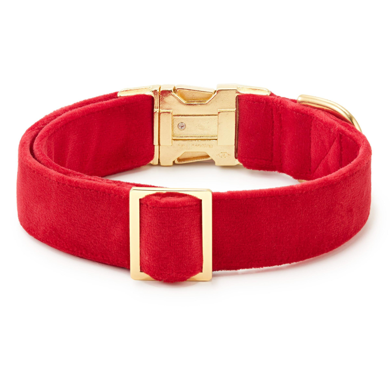 Dog Collar: Cranberry Velvet