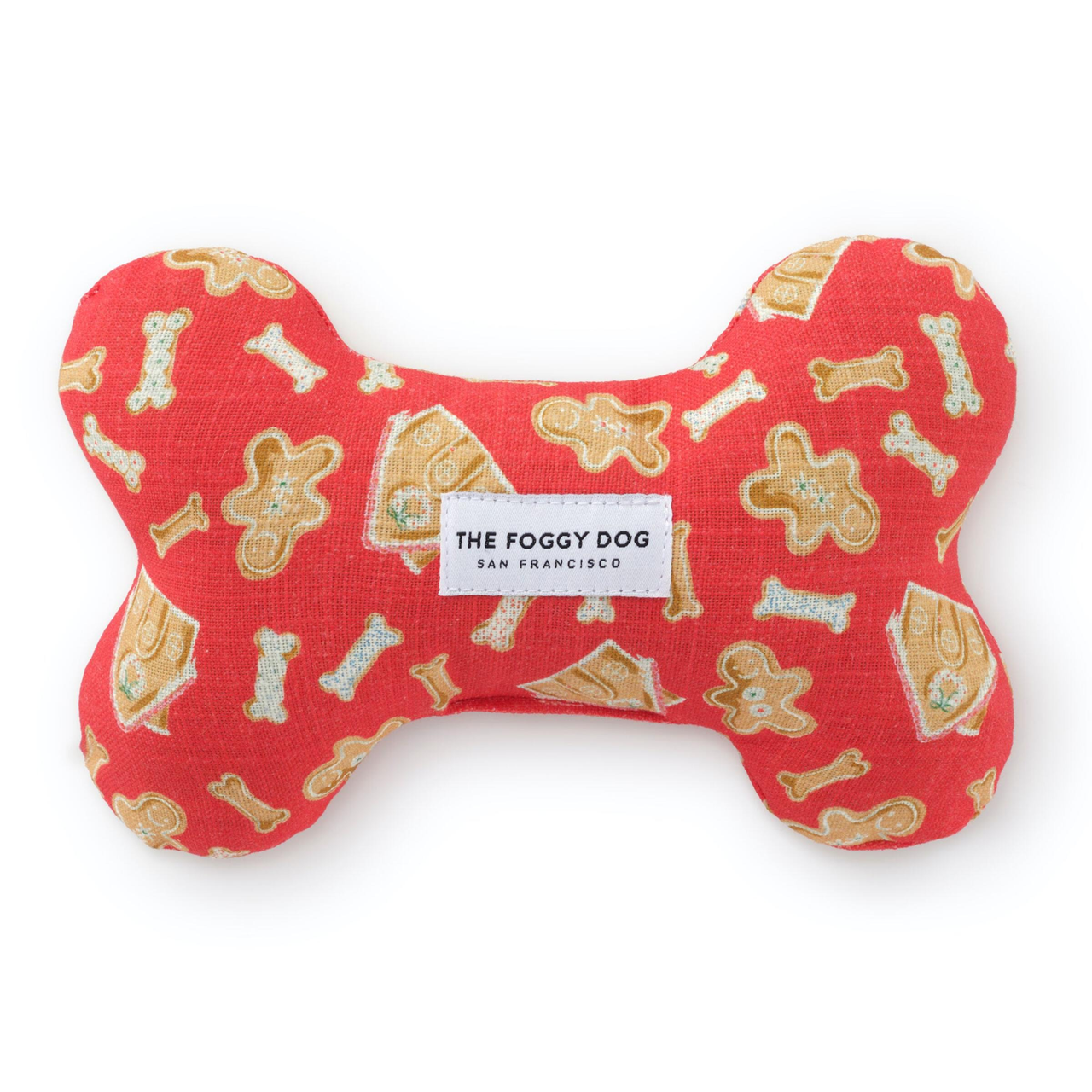 Holiday Squeaky Plush Dog toys, Baking Spirits Bright Holiday