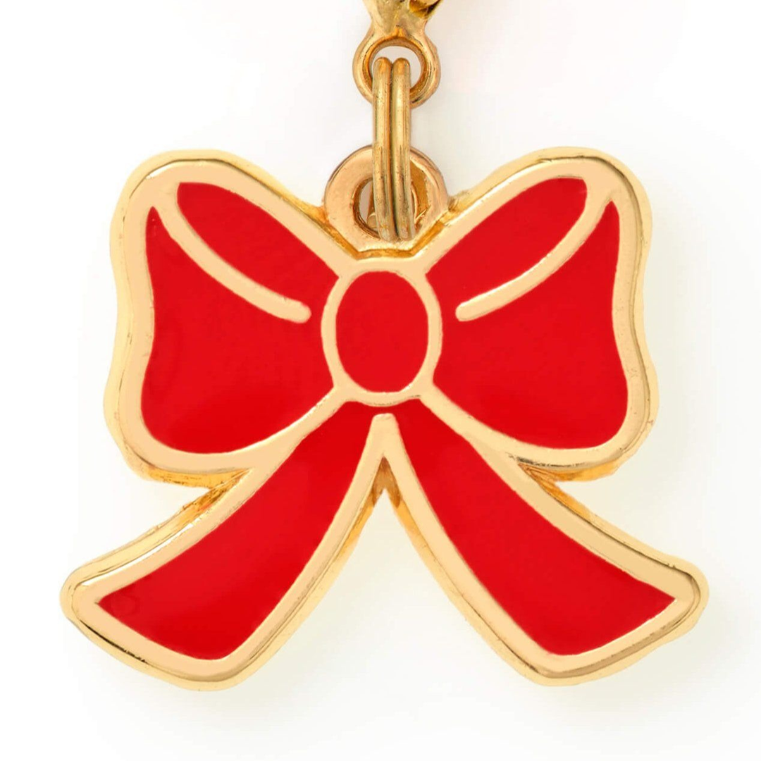 Dog Collar Charm: Red Bow