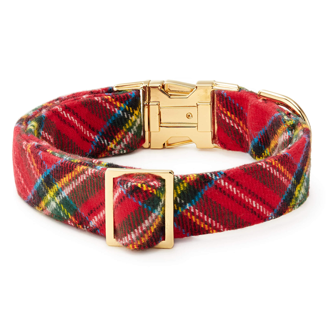 Dog Collar: Tartan Plaid Flannel