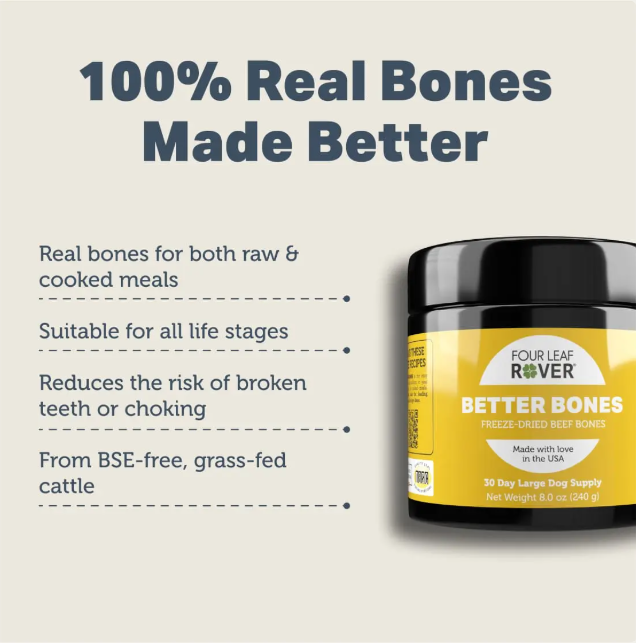 Four Leaf Rover Supplement for Dogs, Better Bones