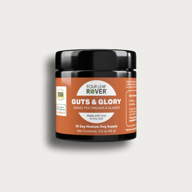 Four Leaf Rover Supplement for Dogs, Guts & Glory