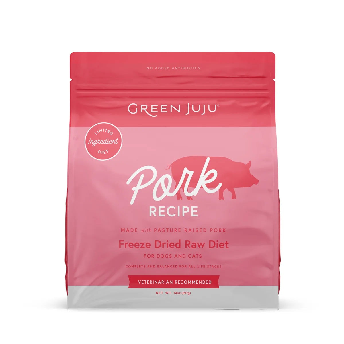 Green Juju Freeeze Dried rain free cooling protein raw pet food for elimination diets and allergies