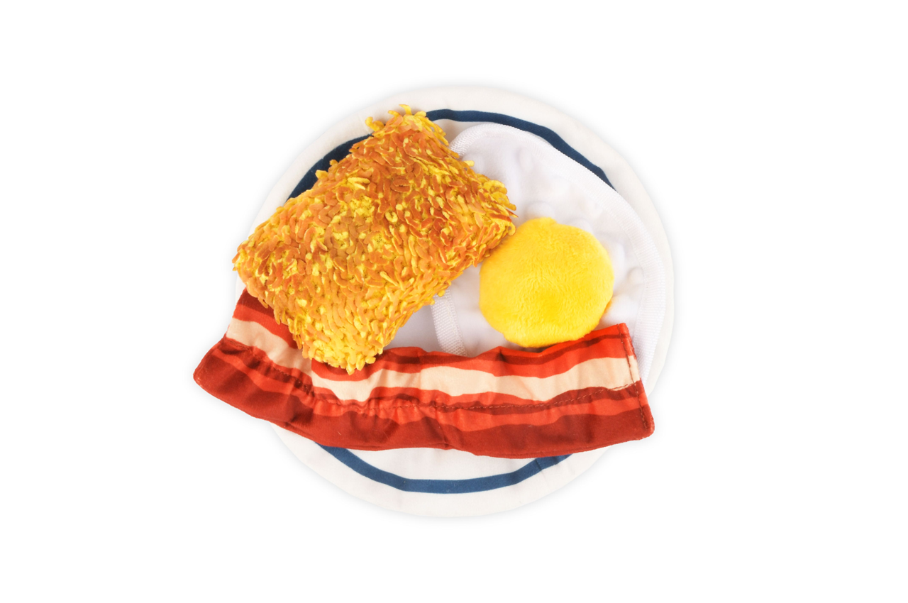 [Pre-Order] IHOP x P.L.A.Y. Squeaky Plush Dog toys, Breakfast Bundle