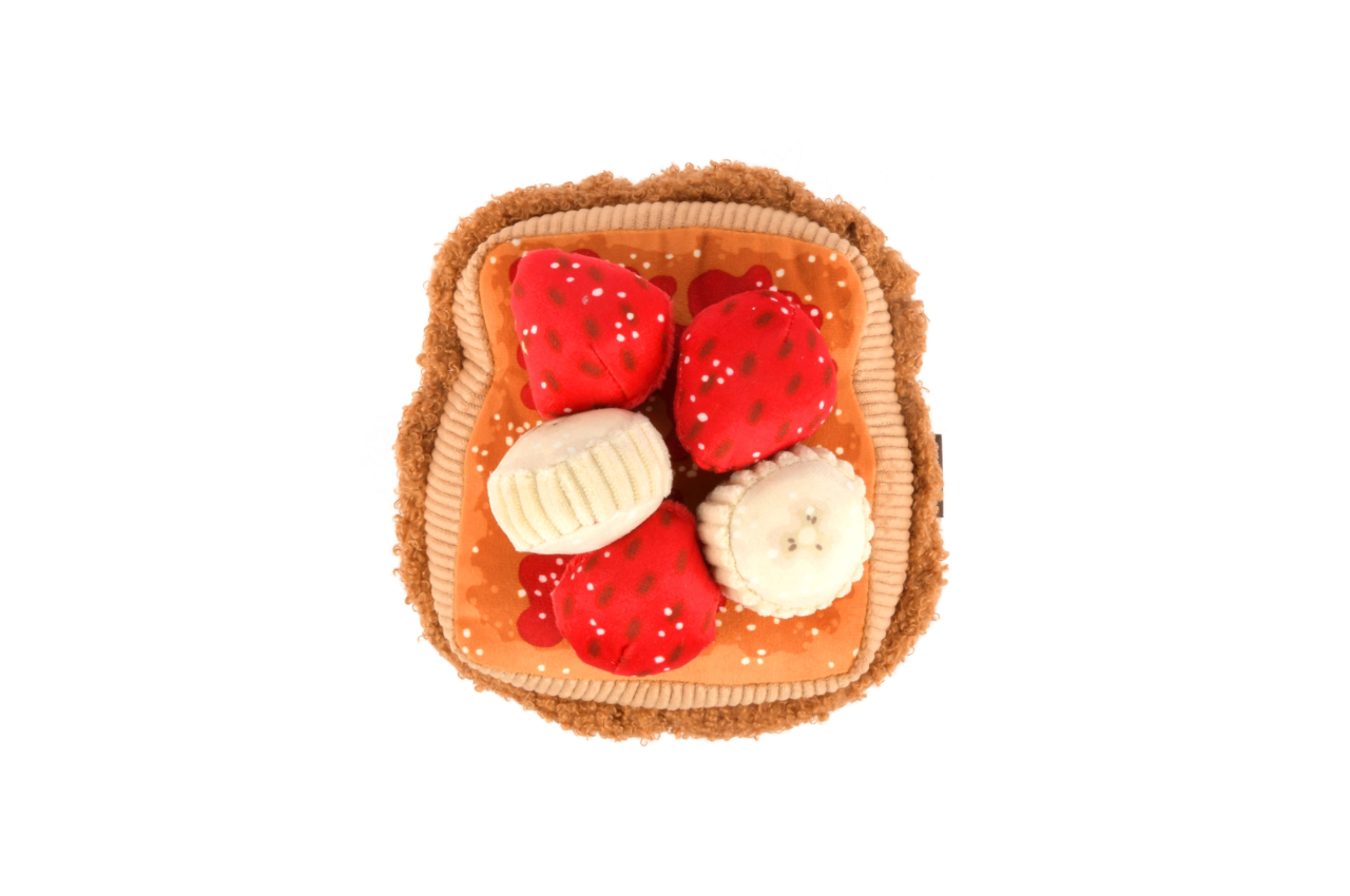 [Pre-Order] IHOP x P.L.A.Y. Squeaky Plush Dog toys, Breakfast Bundle