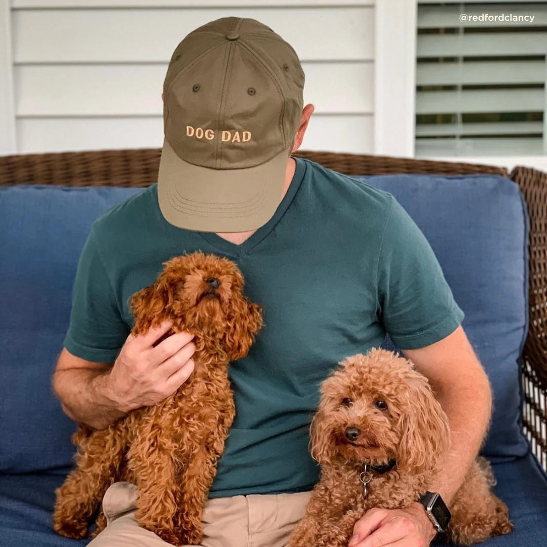 Lucy&Co Hat for Human: Dog Dad Hat in Olive