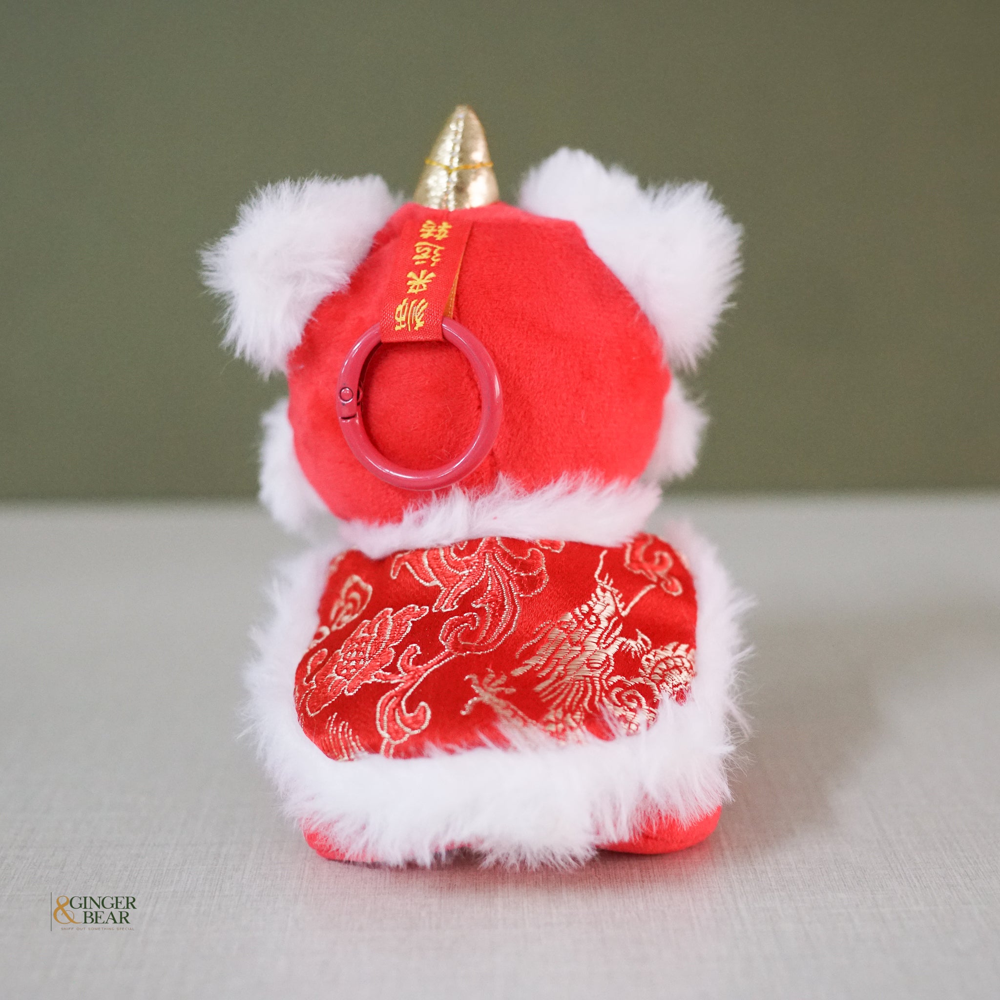 Lunar New Year Bag Plush Accessory, Awakened Lion