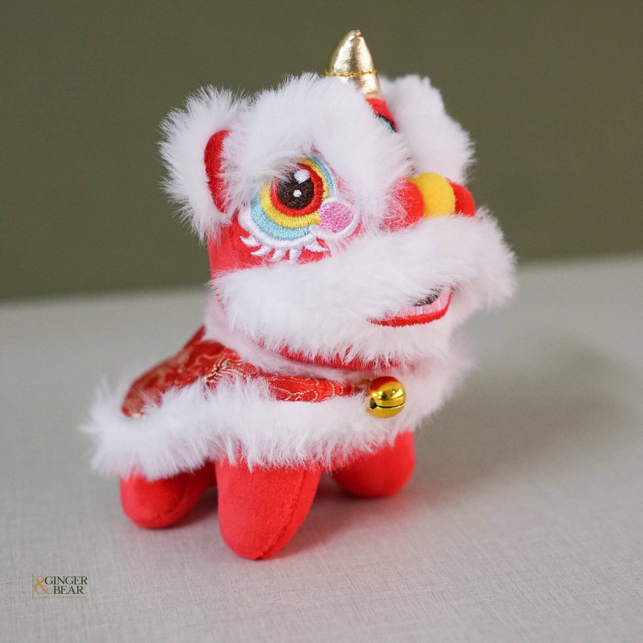 Lunar New Year Bag Plush Accessory, Awakened Lion