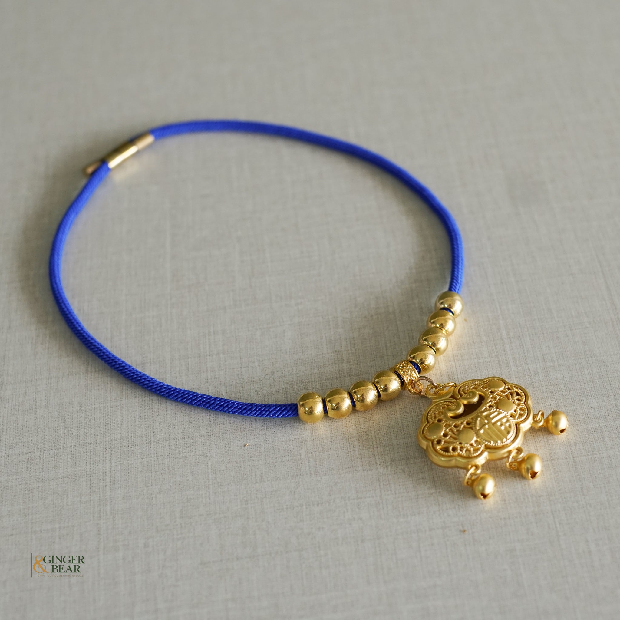 Lunar New Year Necklace for Dogs and Cats, Longevity Lock
