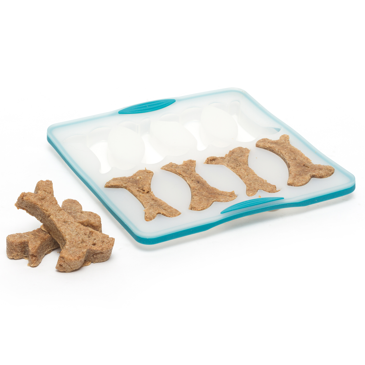 Messy Mutts Silicone Bake & Freeze Dog Treat Making Mold - Bones