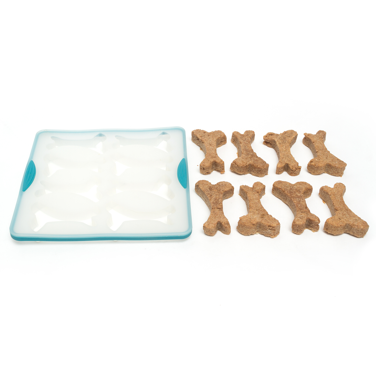 Messy Mutts Silicone Bake & Freeze Dog Treat Making Mold - Bones