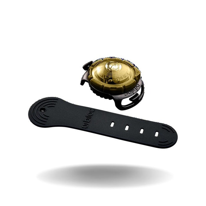 Orbiloc Dual LED Dog Safety Light, Gold