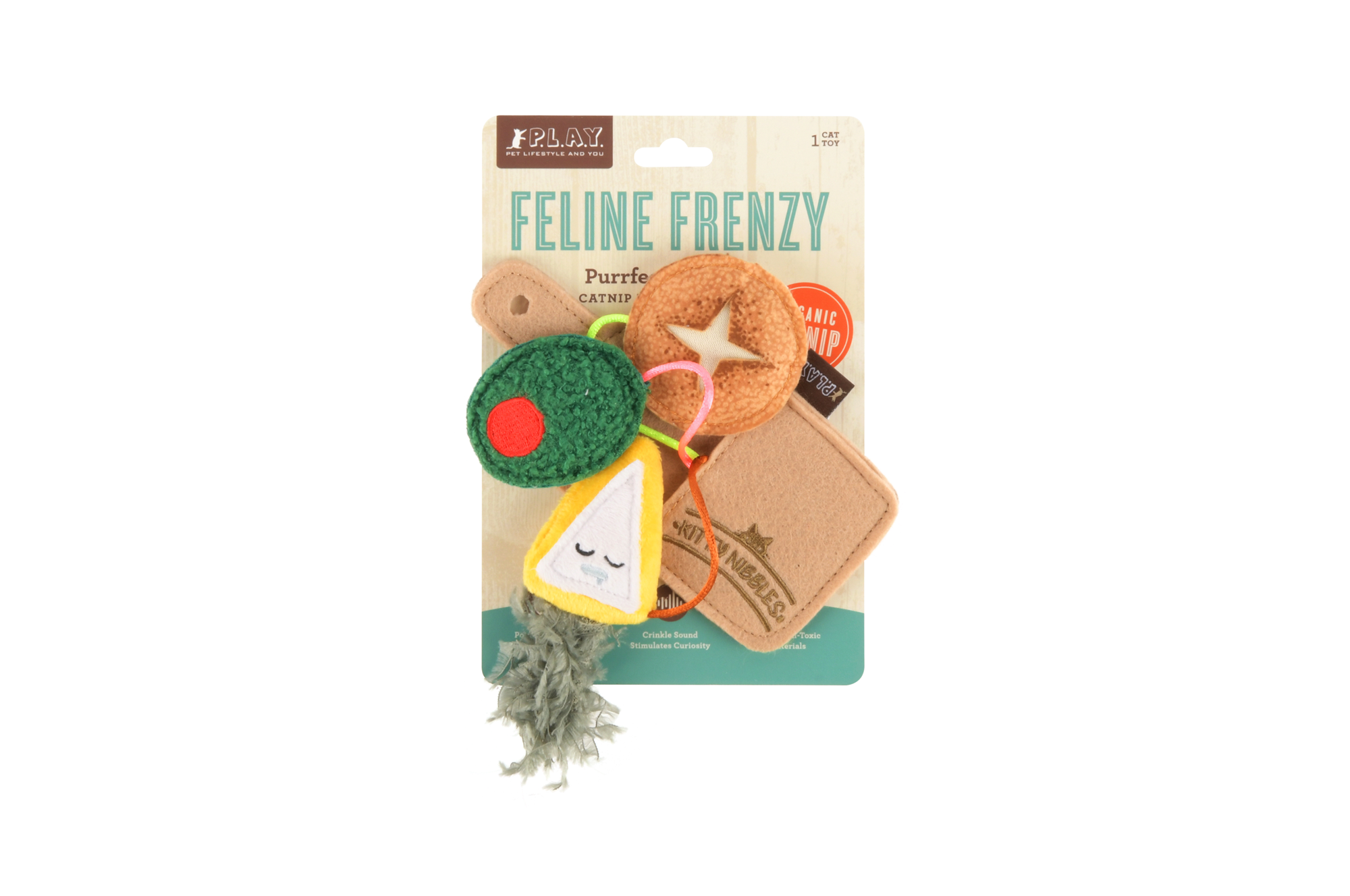 [Pre-Order] P.L.A.Y. Feline Frenzy, Catnip Toy set: Charcuterie Board