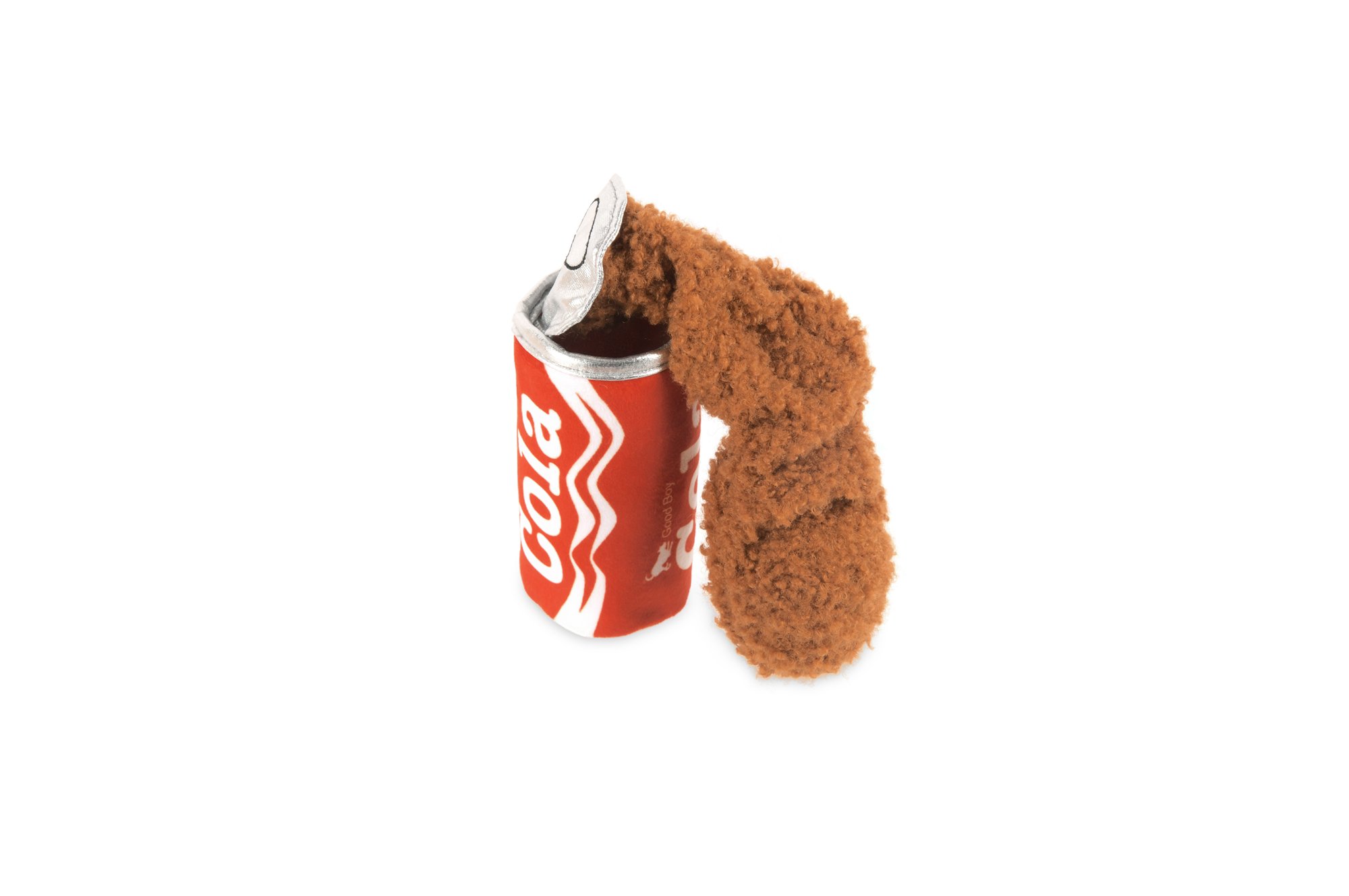 [Pre-Order] P.L.A.Y. Snack Attack Squeaky Plush Dog toys, Good Boy Cola (mini sized)
