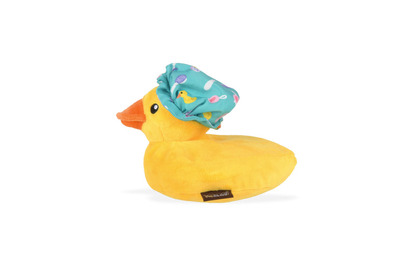 P.L.A.Y. Splish Splash Squeaky Plush Dog toys, Bubbles the Duck