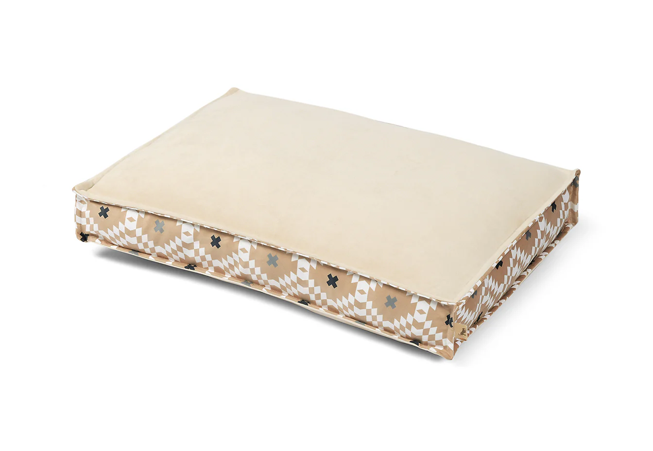 Standard Dog Bed: Marina Boxy Sand