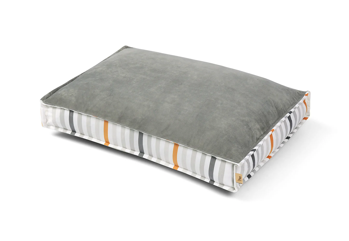 Standard Dog Bed: Seaside Boxy Oyster Grey