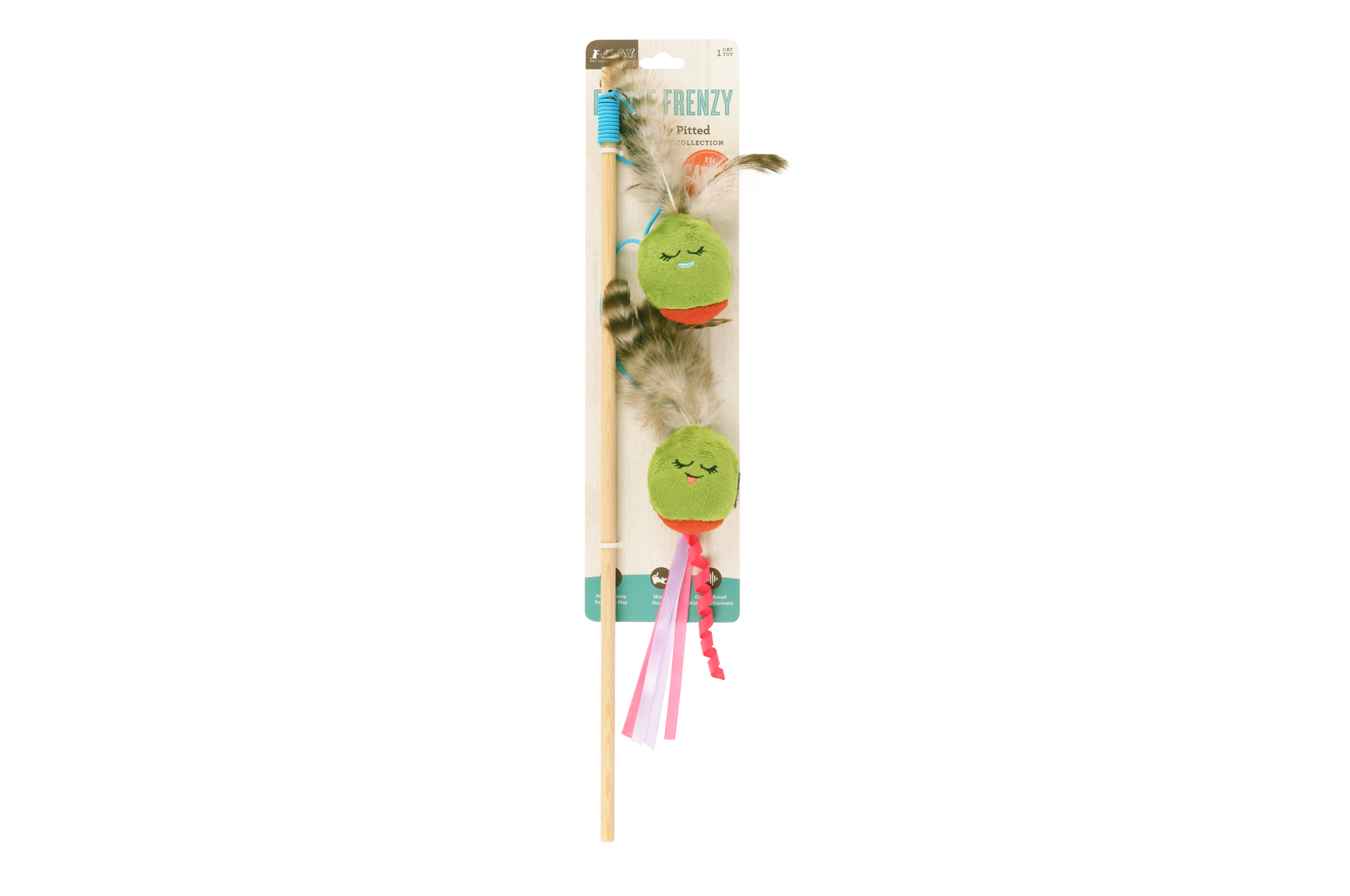 [Pre-Order] P.L.A.Y. Feline Frenzy, Wand Cat Toy: Olives